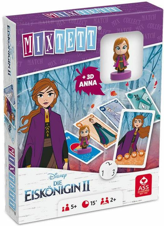 Actual product image ASS Altenburg 22522245 - Mixtett - Disney Frozen 2, Card Game (DE/FR/IT) + Figurine "Anna", from 5 years (German)