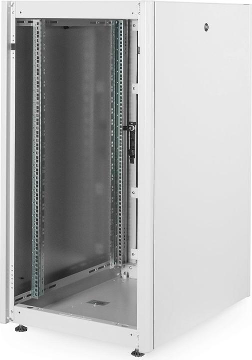 Produktbild Digitus Netzwerkschrank 48,3cm 19Zoll 22HE grau 6/8-D H1164mmxB600mmxT800mm mit Glastuer inkl. 28xMontage... (22 HE, 19 Zoll Rack)