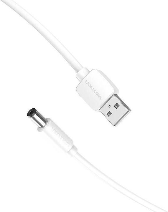 Actual product image Vention USB to DC 5.5mm Power Cable 1m CEYWF (white) (1 m)