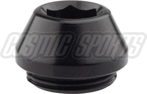 Actual product image Wolf Tooth Thru Axle Button Slider for 12mm Thru Axle, black