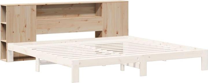 Actual product image vidaXL Kopfteil Bettkopfteil Betthaupt mit Stauraum 180cm Massivholz Kiefer (186 x 24 x 82 cm)