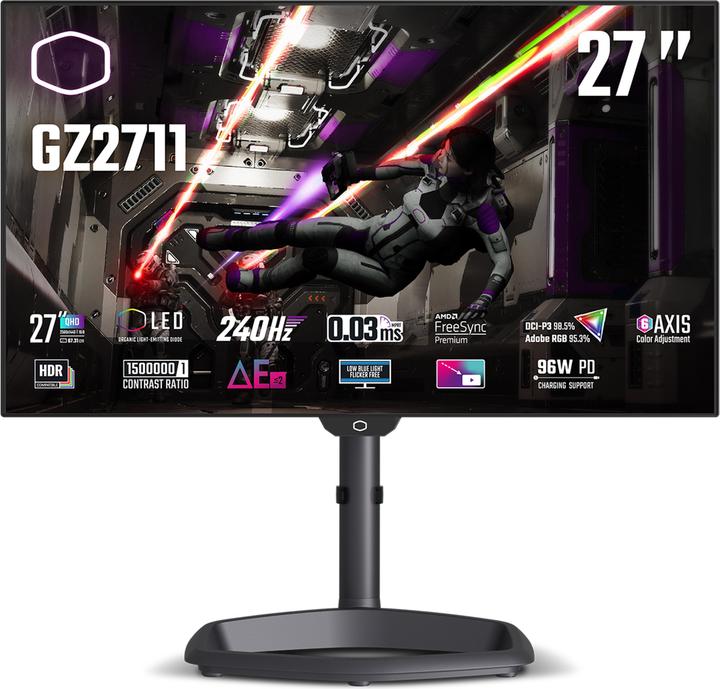 Actual product image Cooler Master GZ2711 (2560 x 1440 pixels, 27")