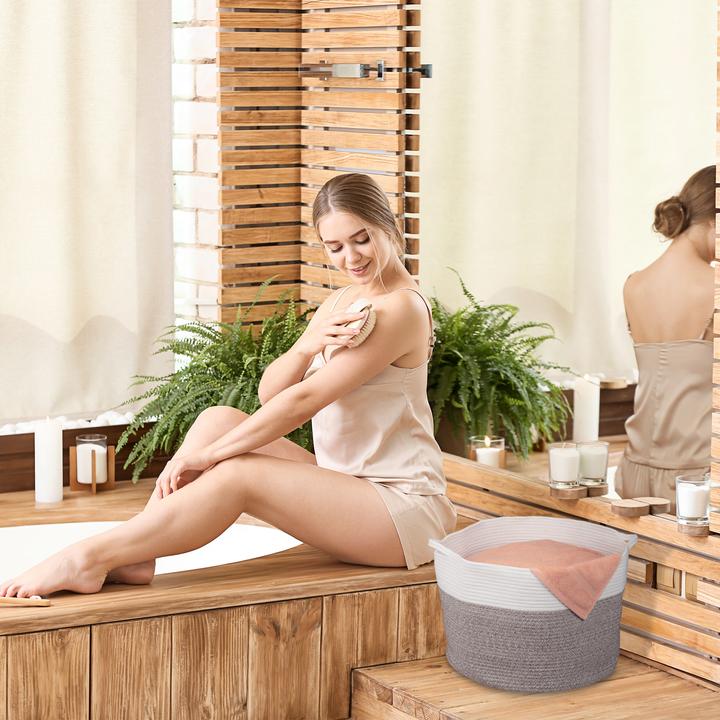 Actual product image Relaxdays Storage basket (1 x, 55 x 55 x 35 cm)