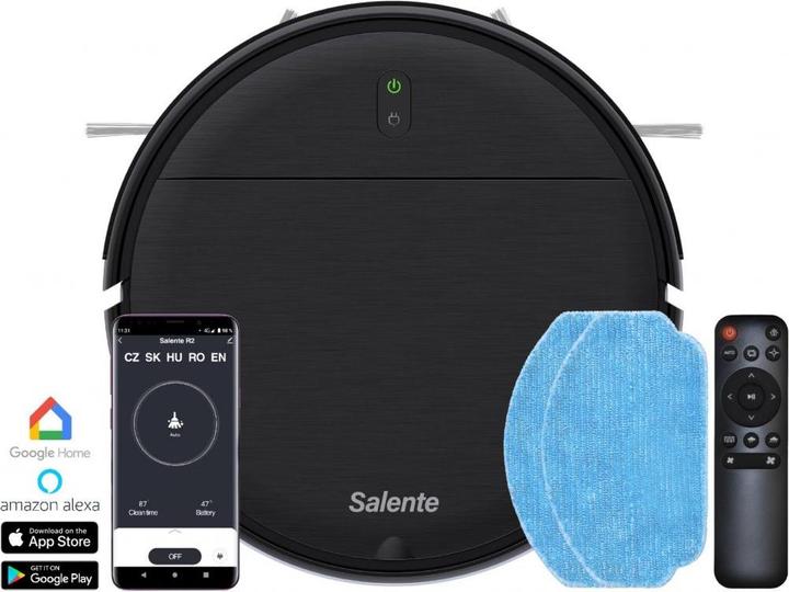 Actual product image Evolveo SALENTE R2, robotický vysavač (stírání vodou a nabíjecí stanice) (Vacuum mopping robot)