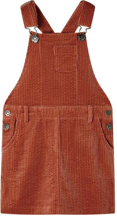 Produktbild VidaXL Kinder-Latzkleid Cord Cognac 104,Material: 100 (104)