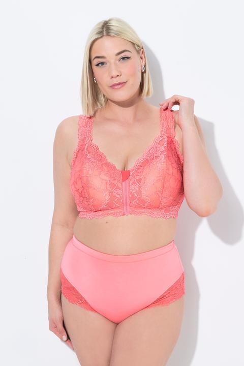 Produktbild Ulla Popken Bralette, Spitze, Reissverschluss, ohne Bügel (110 D)