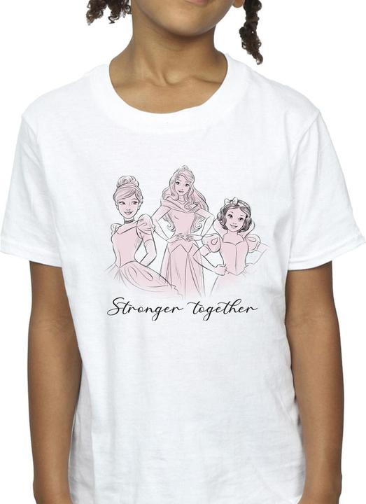 Produktbild Disney Princesses Stronger Together TShirt Mädchen (152, 158)