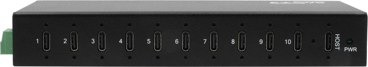 Produktbild Exsys Industrial USB 3.2 Gen 2x1 Hub 10-Port (USB-C, 10 Ports)