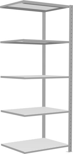 Actual product image Schulte Lagertechnik MULTIplus250 boltless add-on bay system with length bolts