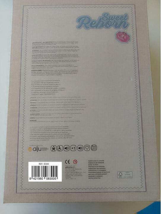 Actual product image Berjuan Reborn dolls 8300-24 50 cm