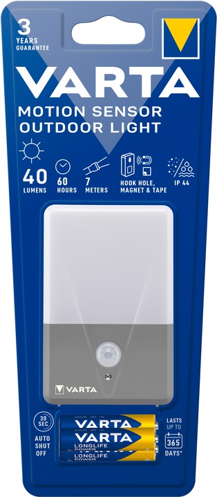 Actual product image Varta Motion Sensor Outdoor Light