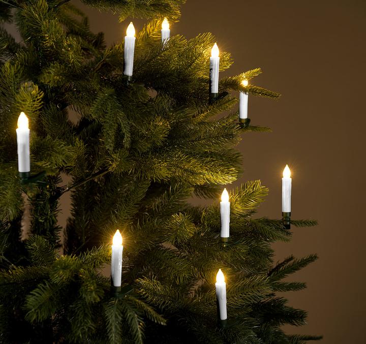 Immagine prodotto Lunartec Set di 20 candele di Natale a LED con telecomando e timer (20 x)
