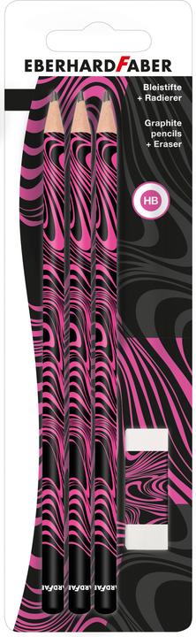 EberhardFaber EBERHARD FABER pencil set HB black/neon pink 1 set (HB, 1x)