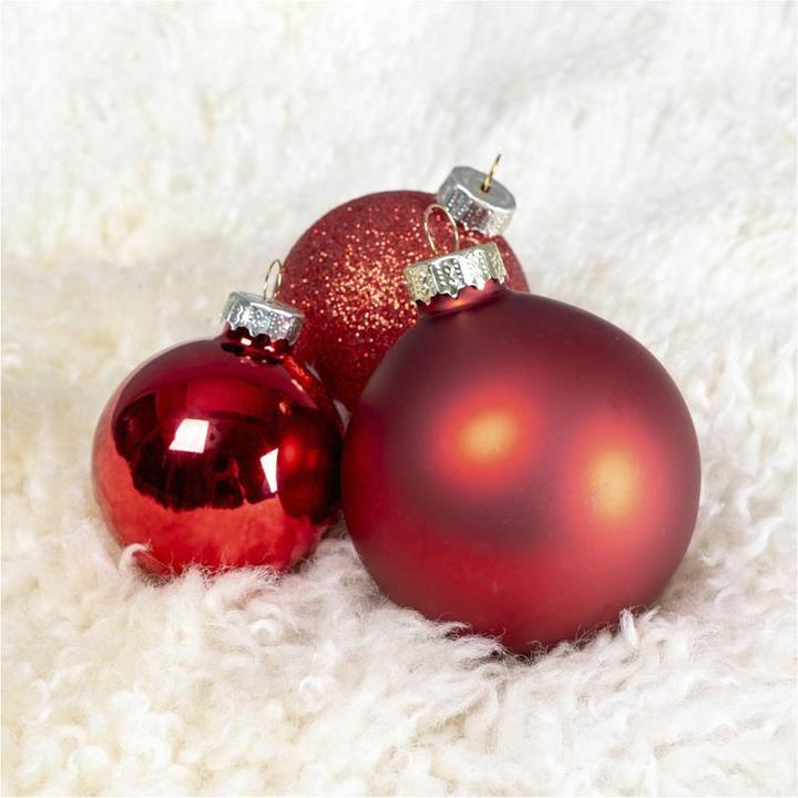 Produktbild Fs-Star Weihnachtskugel 42er Set Glas, Rot (42 -teilig)