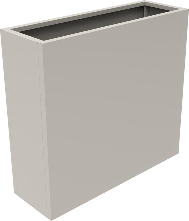Pflanzkübel Vaargel 82x90x30 cm verzinkter Stahl Knoblauchbeige