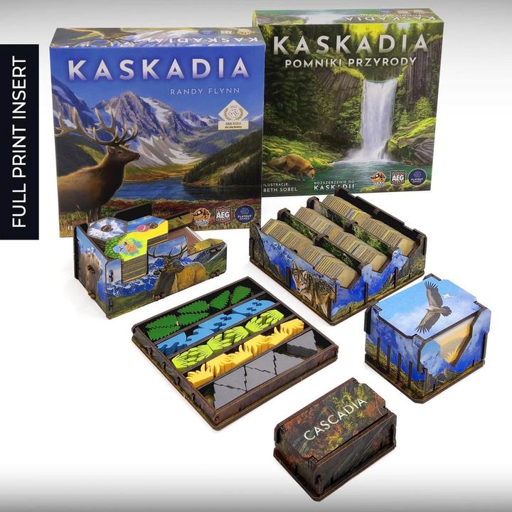 Actual product image Poland Games Insert: Cascadia + Expansion UV Print (English)