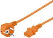 Actual product image Goobay cold device connection cable angled, 5 m, orange (5 m)