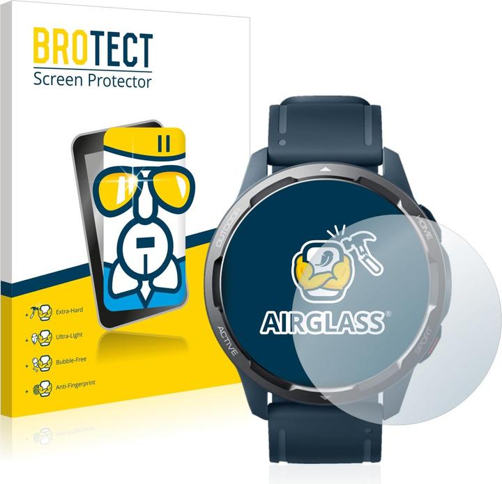 BROTECT AirGlass Panzerglasfolie (Xiaomi Watch S1 Active)