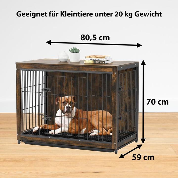Produktbild Hermex Hundebox Katzenhaus Kaninchenstall Kleintierkäfig Hundekäfig Gehege