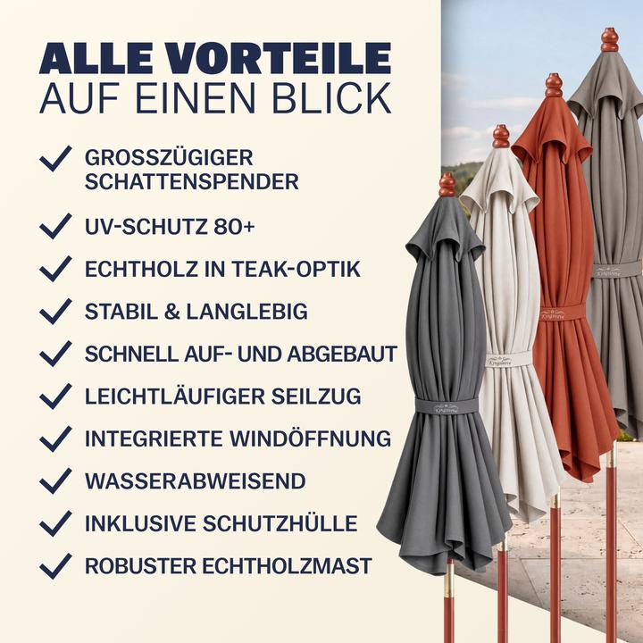 Produktbild Kingsleeve Sonnenschirm (3.30 m)