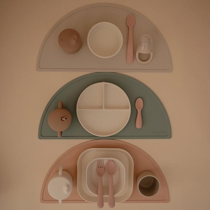 Actual product image Mushie Silicone spoon