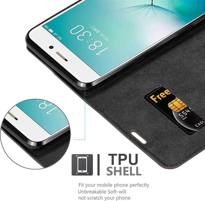 Actual product image Cadorabo Book Invisible Magnet Cover (Meizu Pro 7)