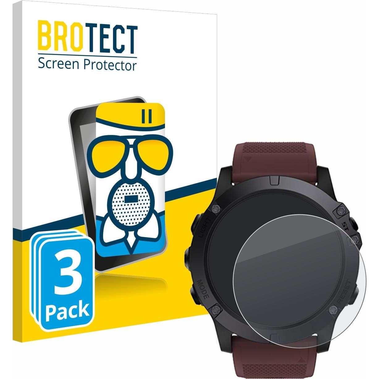 BROTECT Schutzglas Schutzfolie Displayschutz Display Schutz Glas Folie matt, Smartwatch Schutzfolie, Grau