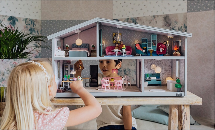 Produktbild Lundby Puppenhaus 4 Zimmer