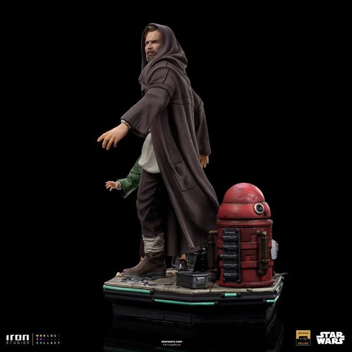 Produktbild Iron Studios Star Wars: Obi-Wan Kenobi statuette Deluxe Art Scale 1/10 Obi-Wan & Young Leia 20 cm