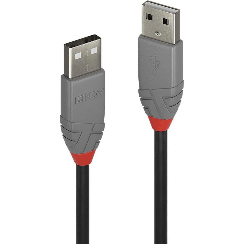 Lindy USB/A-USB/A M-M (1 m, USB 2.0), USB Kabel