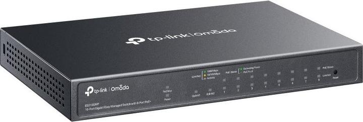 Produktbild TP-Link 10-Port-Gigabit-PoE+-Switch, lüfterlos, cloudverwaltet (10 Ports)