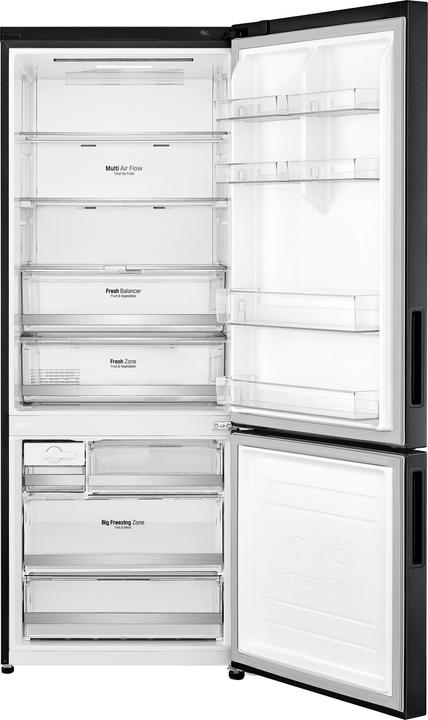 Produktbild LG GBB569MCAMN.AMCQEUT Freistehender Kühl-/Gefrierschrank 462 L E Schwarz (462 l)