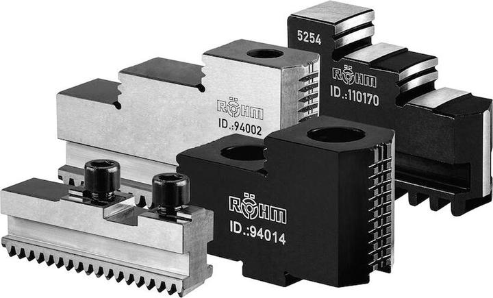 Productafbeelding Röhm Blockbacke BL, Grösse 400/500, 3-Backensatz, ungestuft, ungehärtet, 16MnCr5