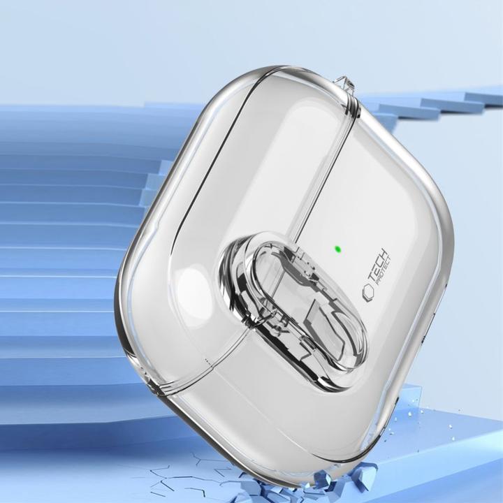 Image du produit Tech-Protect Headphone case Apple SLIM HOOK APPLE AIRPODS PRO 1 / 2 Transparent (Manchon pour casque d'écoute)