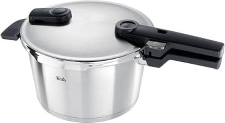 Produktbild Fissler Schnellkochtopf-Set (SKT 6,0l o.E. + SKT 3,5l mit Zusatzglasdeckel) Vitaquick Premium (Dampfkochtopf, Edelstahl)