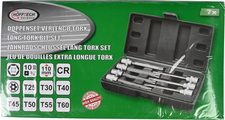 Actual product image ProPlus Driver long torx bit set 7 pieces 3/8"