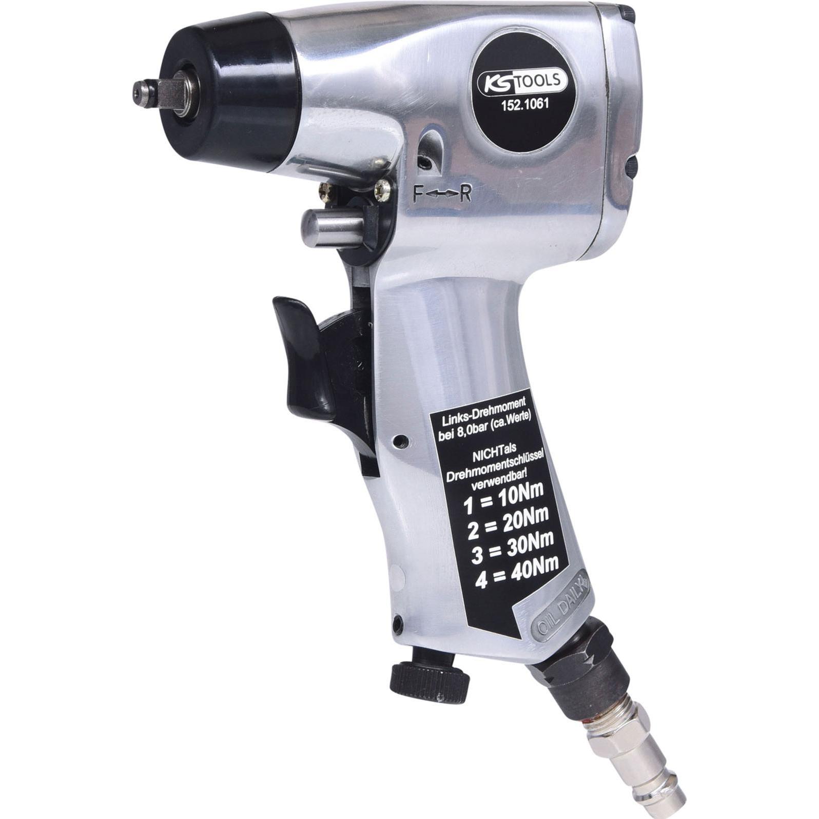 KS Tools, Bohrmaschine + Akkuschrauber, 152.1061 (Druckluft)