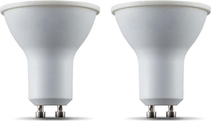 Actual product image B.K.Licht WIFI LED bulb, set of 2, GU10/5.5W/350lm (GU10, 350 lm, 2x)