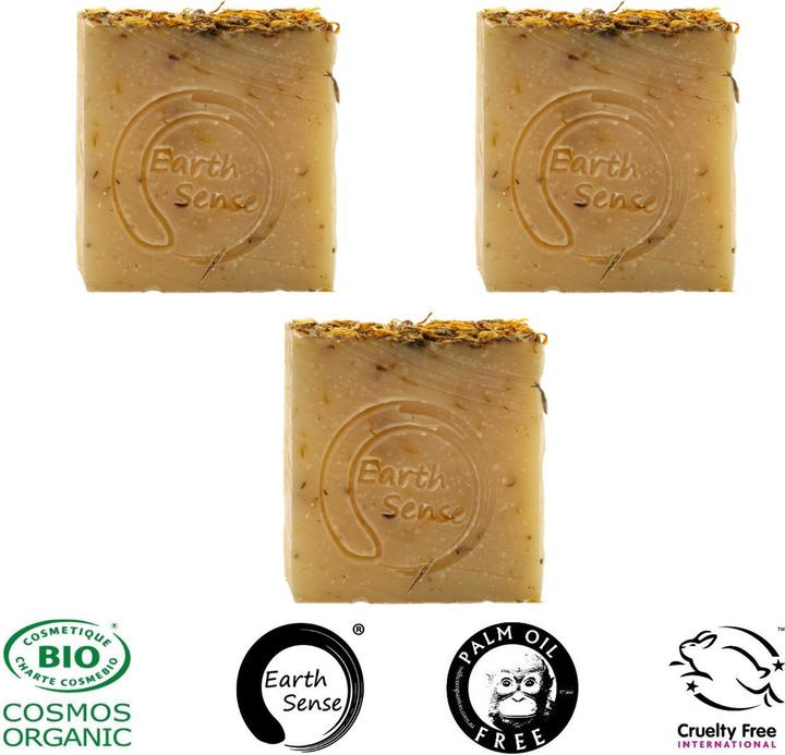 Natura Punto 3er-Set Palmölfreie feste Bio-Seife (Hartseife)