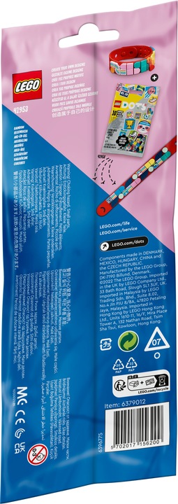Produktbild LEGO Regenbogen Armband mit Anhängern (41953, LEGO Dots)