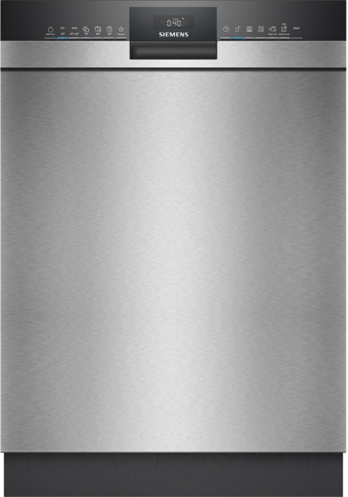 Produktbild Siemens iQ300, Unterbau-Geschirrspüler, 60 cm, Gebürsteter Stahl, SN43ES22CE