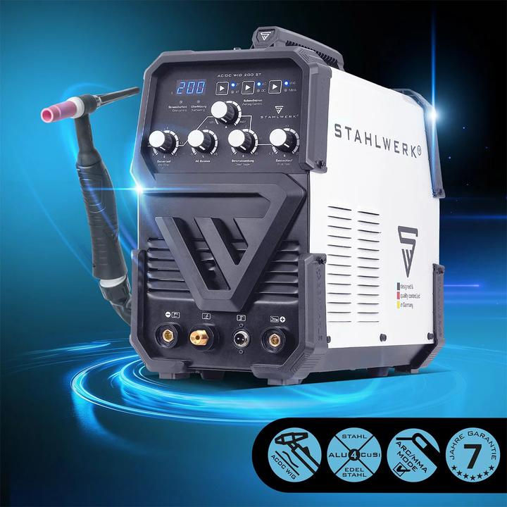 Actual product image Stahlwerk AC/DC TIG 200 ST welding machine