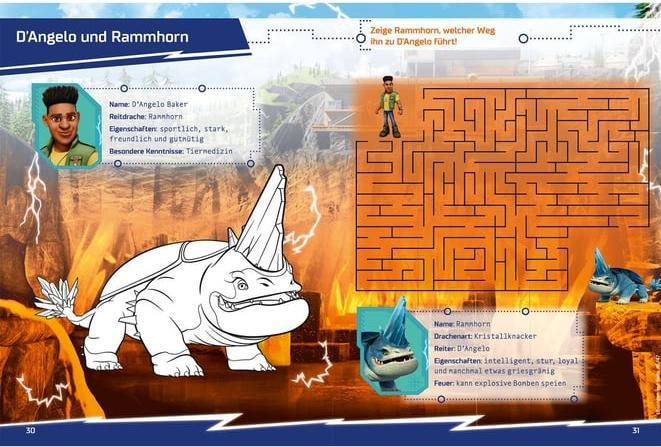 Produktbild Panini Dragons Die 9 Welten Superstarker Sticker- und Malspass (Deutsch, Panini, 2023)