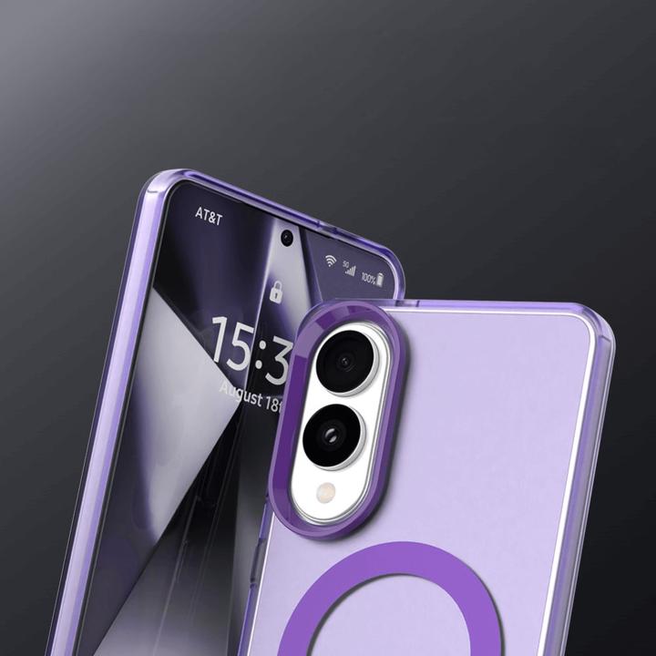 Produktbild Cover-Discount Galaxy S25 Edge - Schützende Acryl-Handyhülle mit Magnet (Samsung Galaxy S25 Edge)