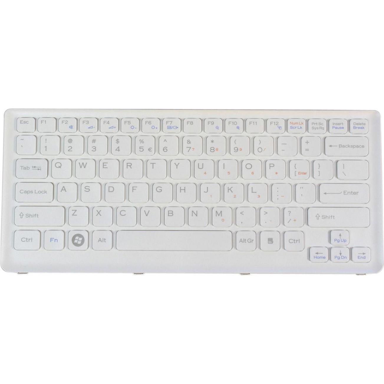 Sony Keyboard (US), Notebook Ersatzteile, Weiss