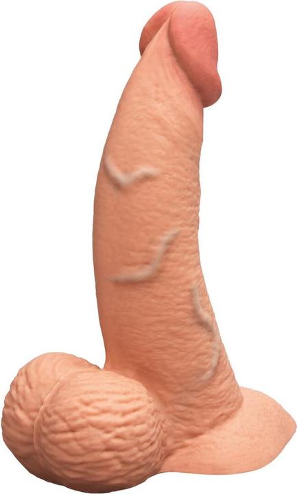 Produktbild Earthly Body Slipskin Realistic Silicone Dildo 6.5 Inch Curved Mocha