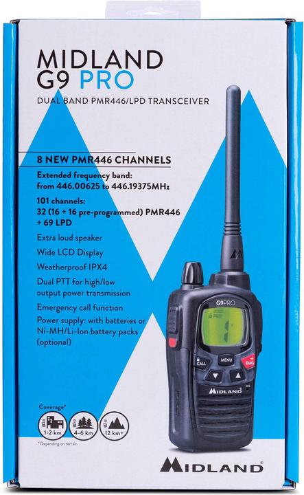 Actual product image Midland G9 Pro (12 km)