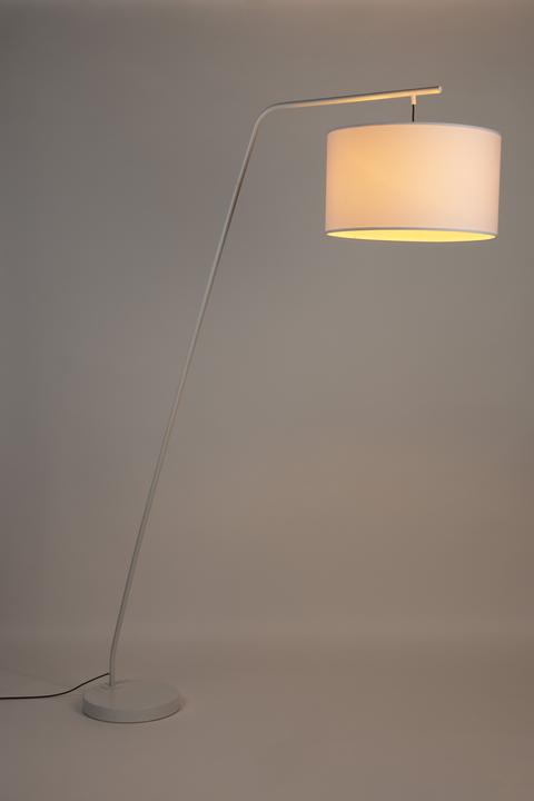 Image du produit White Label Living Martine Floor Lamp Blanc (E27)
