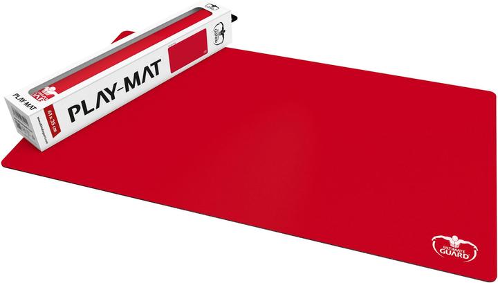 Produktbild Ultimate Guard UGD010196 - Spielmatte - einfarbig, rot, 61 x 35 cm