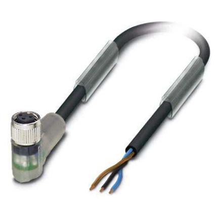 Phoenix Contact Nero Sac-3P-10.0-Pur/M 8Fr-2L, Cavo + Spina Elettrica,